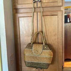 Warren Reed straw purse